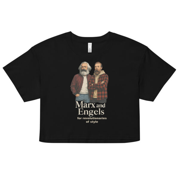 Marx and Engels - crop top for the revolutionaries of style - Image 2
