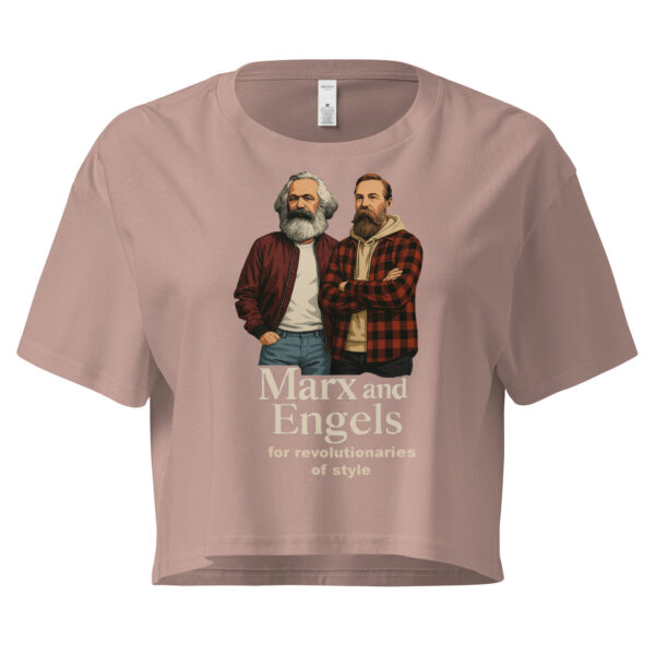 Marx and Engels - crop top for the revolutionaries of style - Image 3