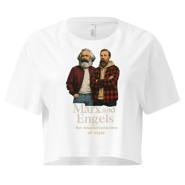 Marx and Engels - crop top for the revolutionaries of style - Image 5