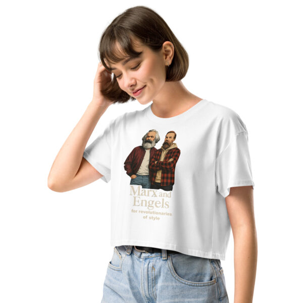 Marx and Engels - crop top for the revolutionaries of style - Image 17