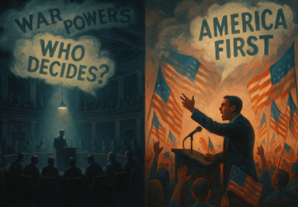 20250618_1818_Divided Democracy Debate_simple_compose_01jy1st2fmeezrc1xvbkcbskwk